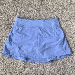 Sky blue Lululemon skirt